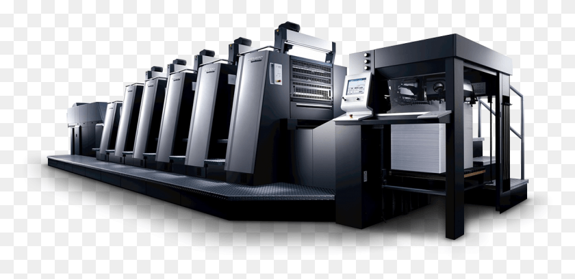 1152x515 Offset Printing Heidelberg Speedmaster Xl, Machine, Printer, Electronics HD PNG Download