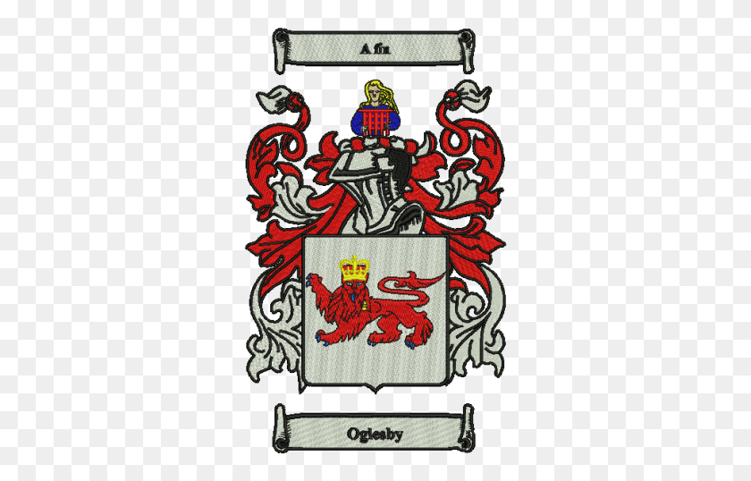295x478 Оцифровка Логотипа Oglesby Crest Finest Digitizing Mcentee Family Crest, Человек, Человек, Символ Hd Png Скачать