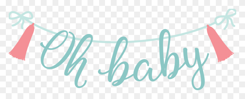 1280x460 Oh Baby Banner Svg Cut File Calligraphy, Text, Handwriting, Alphabet HD PNG Download