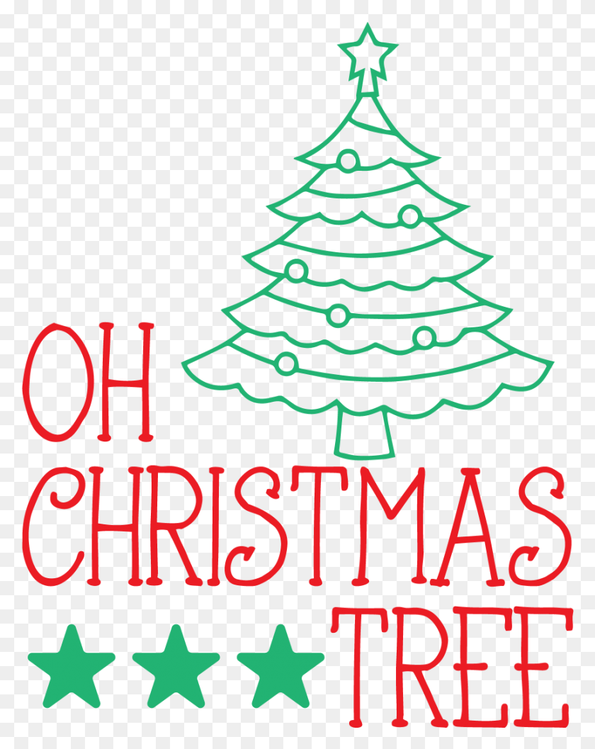 861x1101 Oh Christmas Tree Oh Christmas Tree Svg, Tree, Plant, Ornament HD PNG Download