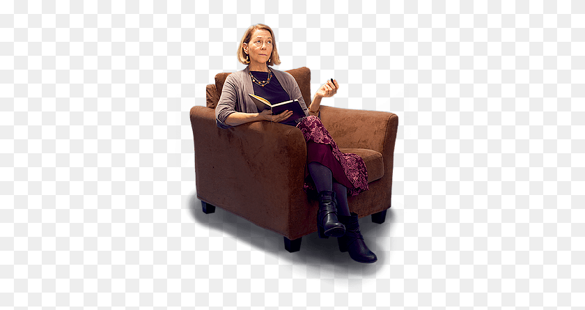 344x385 Oh God Promotional Photo Productionpage Sitting, Furniture, Clothing, Apparel HD PNG Download