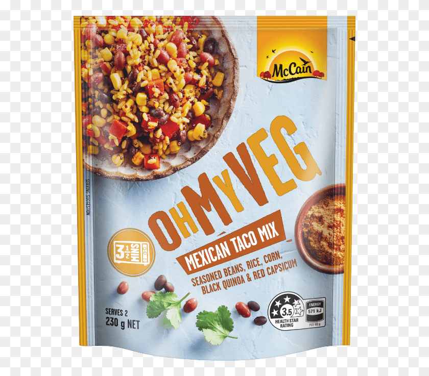 Oh My Veg Rice Mexicano Mix, Plant, Food, Advertisement HD PNG Download