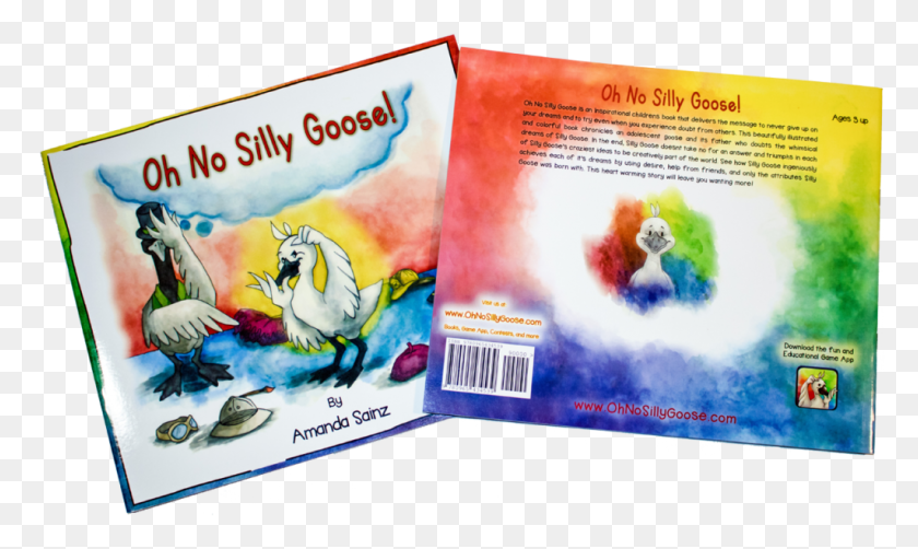 1023x581 Oh No Silly Goose Game App Here Book Cover, Poster, Advertisement, Flyer HD PNG Download