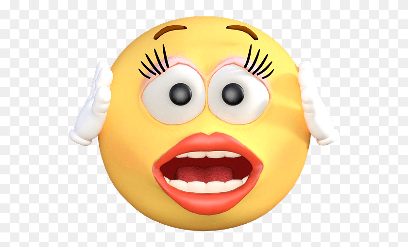 564x450 Oh No Surprise Emoji Transparent Background Surprised Emoji, Toy, Head, Mouth HD PNG Download