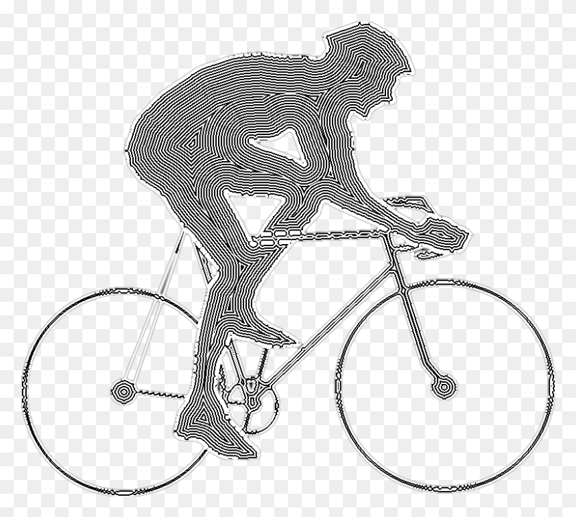 799x711 Oh Now I Don39t Remember If Gimp Bw Brushes Should Have Bicycle Icon Rider, Vehicle, Transportation, Bike HD PNG Download