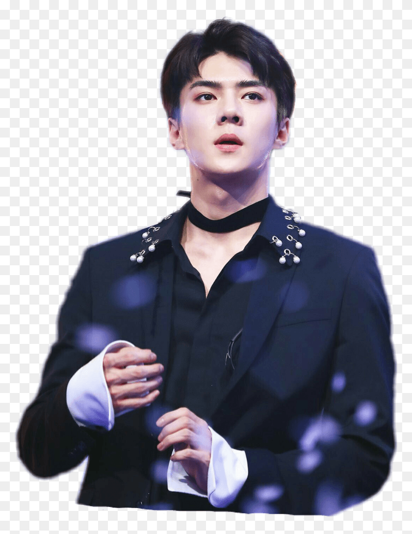 1024x1349 Oh Sehun Exo Power We Heart It Sehun Psd, Person, Human, Suit HD PNG Download