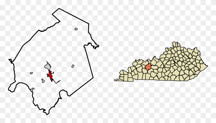 1204x648 El Condado De Ohio Kentucky Incorporated Y No Incorporado Mapa De Kentucky, Bird, Animal Hd Png