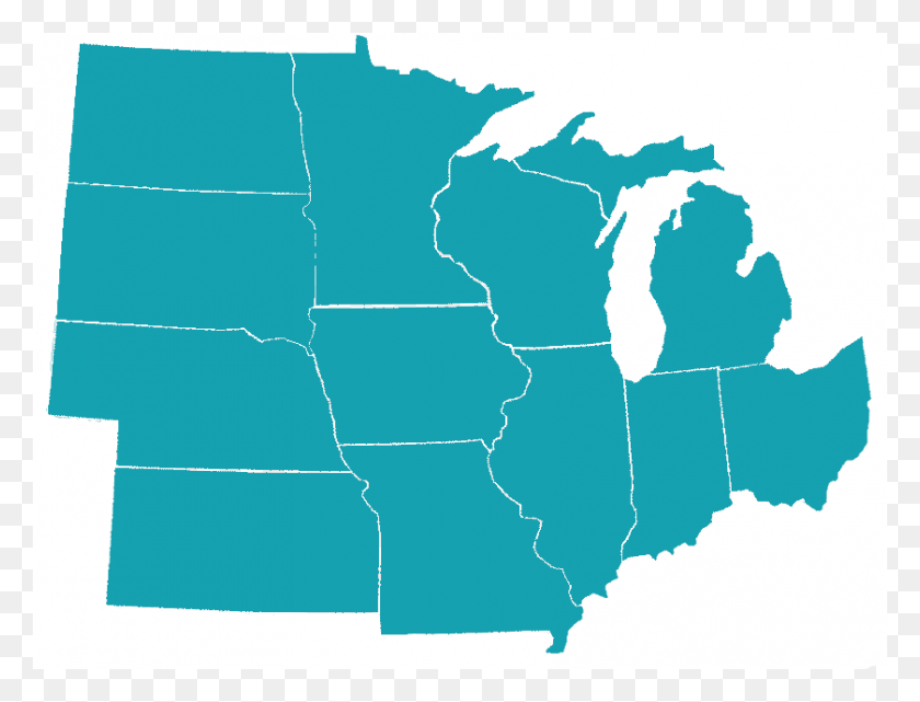 839x626 Ohio Middle Us States, Plot, Map, Diagram HD PNG Download