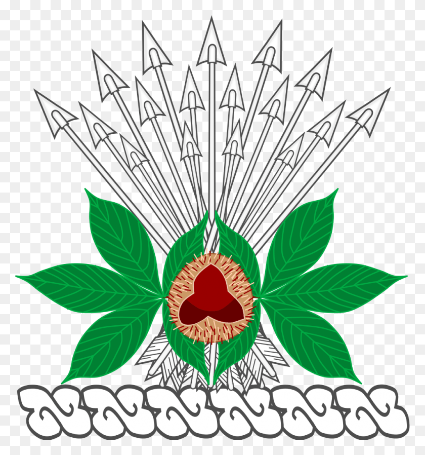 952x1024 Герб Национальной Гвардии Огайо, Растение, Трава, Эмблема Hd Png Скачать