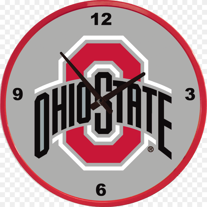 2560x2560 Ohio State Logo Full, Clock, Wall Clock Transparent PNG
