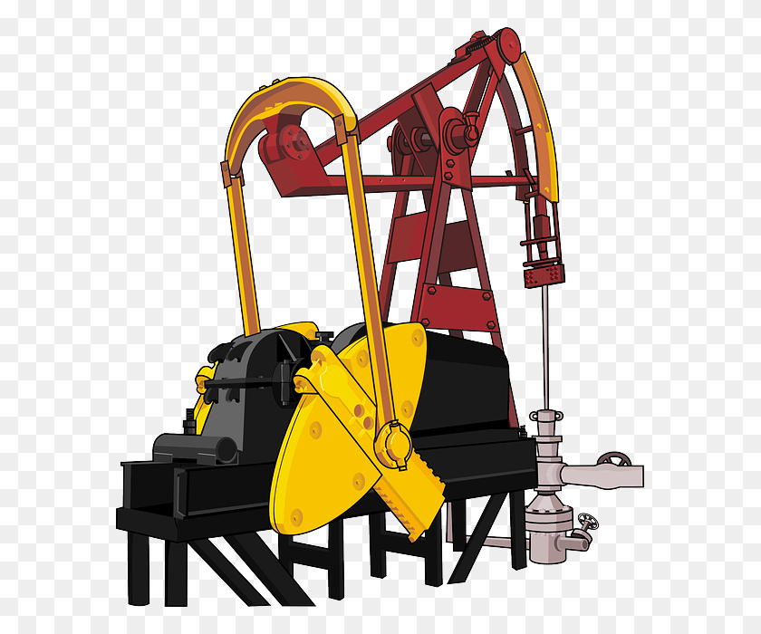 583x640 Oil File Machinery Clipart, Bulldozer, Tractor, Vehicle HD PNG Download