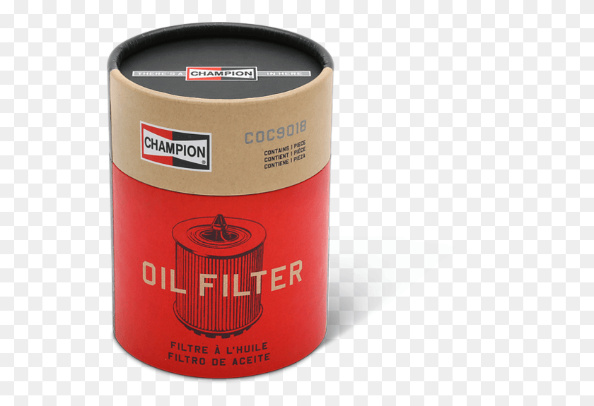 539x515 Oil Filter By Champion Champion Federal Mogul, Cylinder, Tape, Coffee Cup HD PNG Download