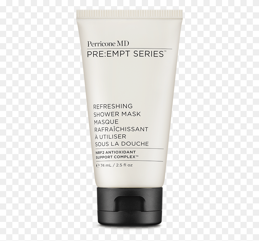 347x722 Oil Free Refreshing Shower Mask Perricone, Bottle, Cosmetics, Sunscreen HD PNG Download