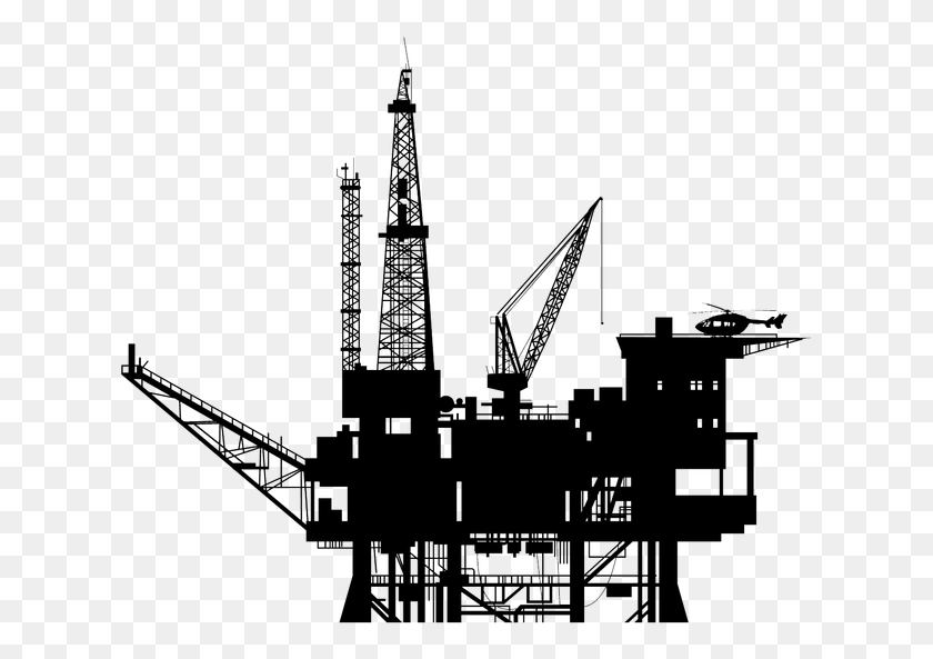 625x533 Oil Platform Oil Rig Oil And Gas Technical Drawing Oil Rig, Construction Crane, Construction HD PNG Download