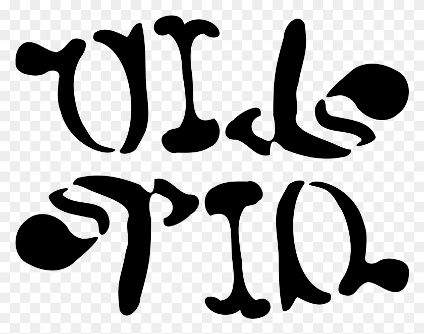 2172x1679 Oil Spill Ambigram Clip Art, Gray, World Of Warcraft HD PNG Download