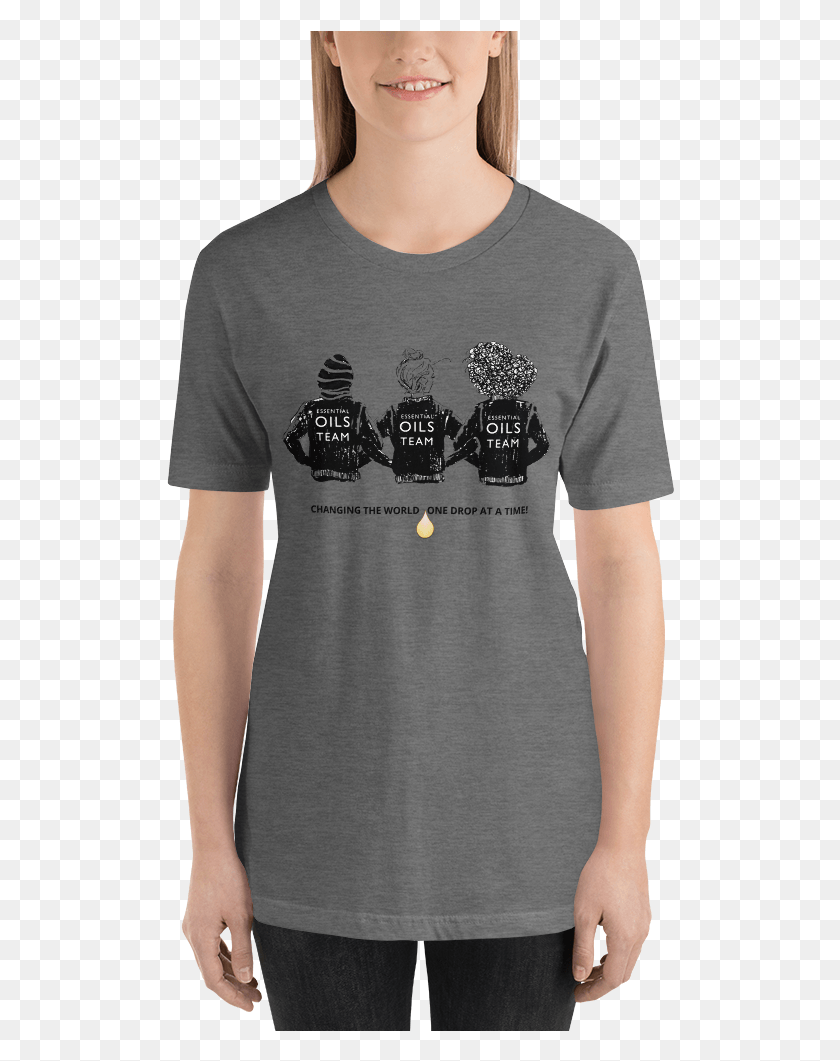508x1001 Oil Team Grey T Shirt Shirt, Clothing, Apparel, T-shirt HD PNG Download