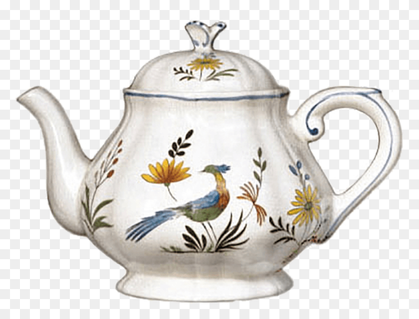864x643 Oiseaux De Paradis Teapot, Pottery, Pot, Bird HD PNG Download