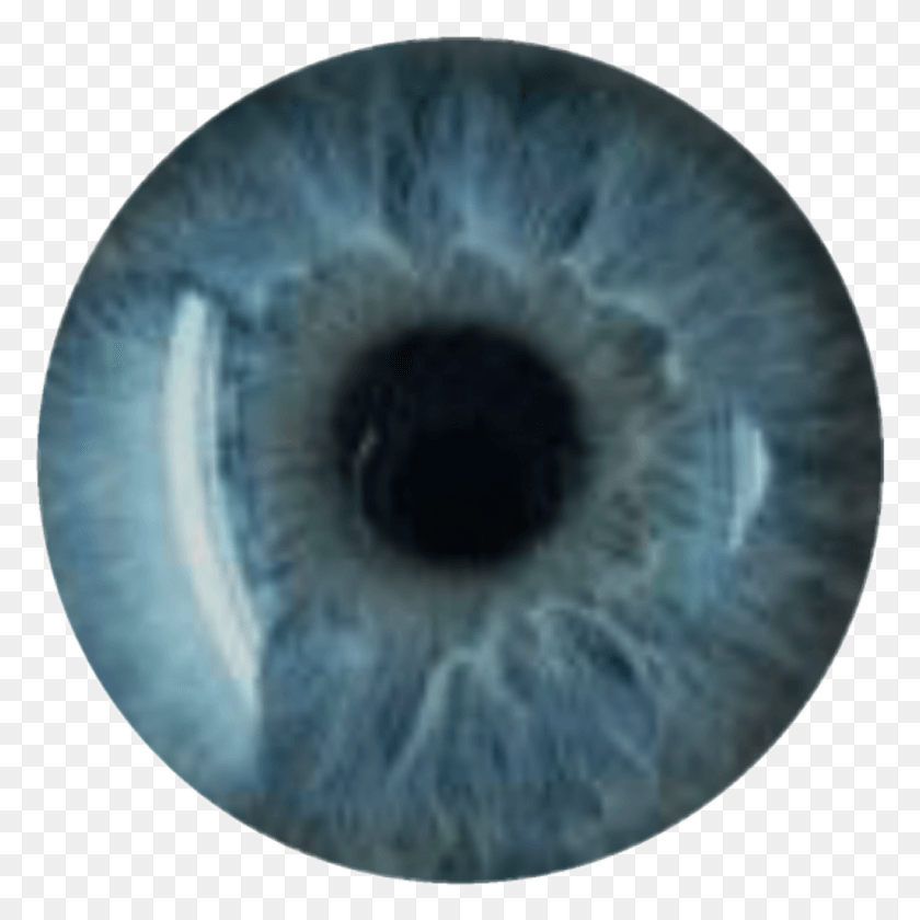 1024x1024 Ojo Ojos Azul Blue Contact Lenses, Moon, Outer Space, Night HD PNG Download