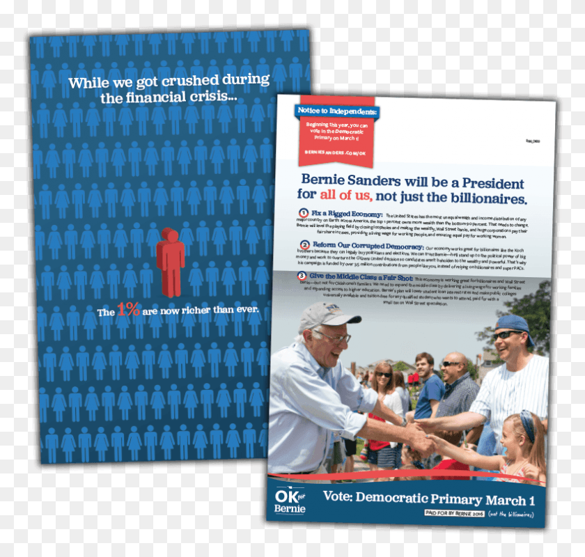 790x750 Ok For Bernie Flyer, Person, Human, Advertisement HD PNG Download