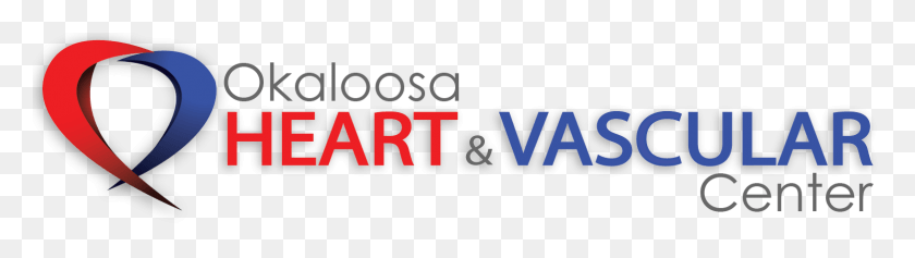 1564x356 Okaloosa Heart And Vascular Center Okaloosa Heart And Vascular Logo, Text, Label, Alphabet HD PNG Download