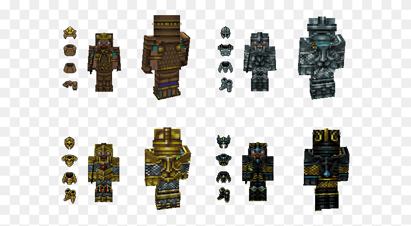 590x403 Okay I Lied I Actually Finished All The Armors This Toy, Robot, Minecraft, Quake HD PNG Download