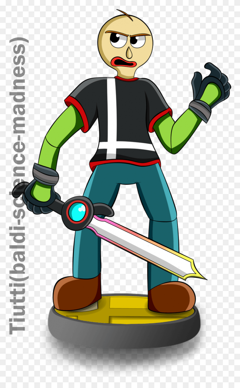 846x1410 Okie So I Made An Amiibo 2d Concept For That Baldi Executive Office Of The President, Person, Human, Toy HD PNG Download