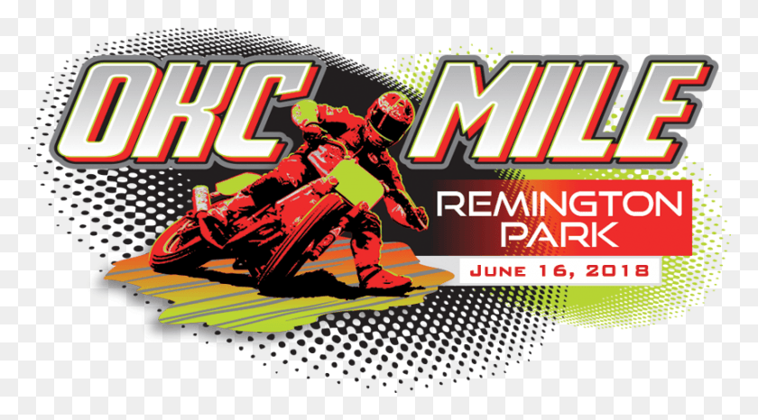 850x443 Oklahoma City Okcmile Ama Flat Track Race Americanflattrack Okc Mile, Helmet, Clothing, Apparel HD PNG Download