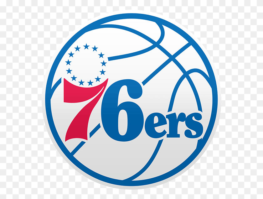 575x575 Oklahoma City Thunder Philadelphia 76ers Logo, Symbol, Trademark, Number HD PNG Download
