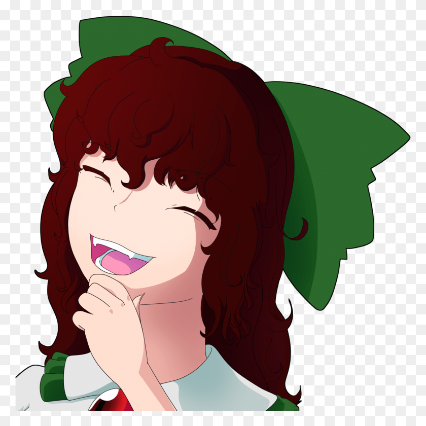 1267x1268 Okuu Lul Bonus Omegalul Edition In Pixiv Link By Clicking Cartoon, Head, Throat HD PNG Download