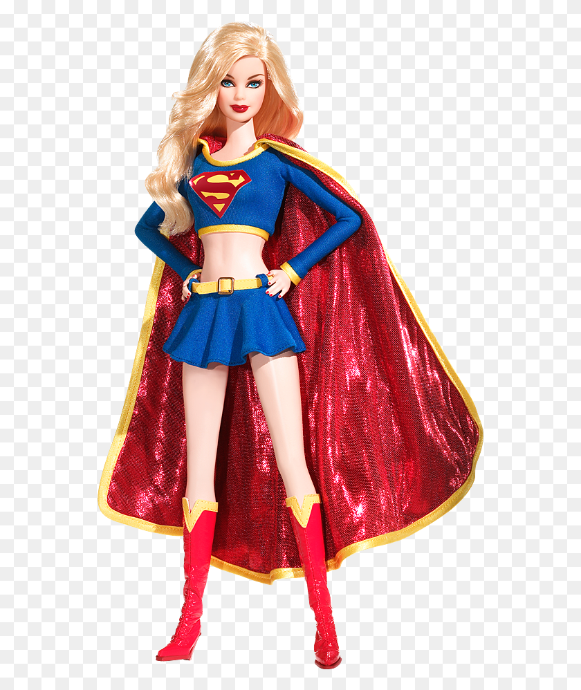 559x938 Ol Geeks Aproveitaram Bem O Fim De Semana Espero Que Supergirl Barbie Dolls, Doll, Toy, Figurine HD PNG Download