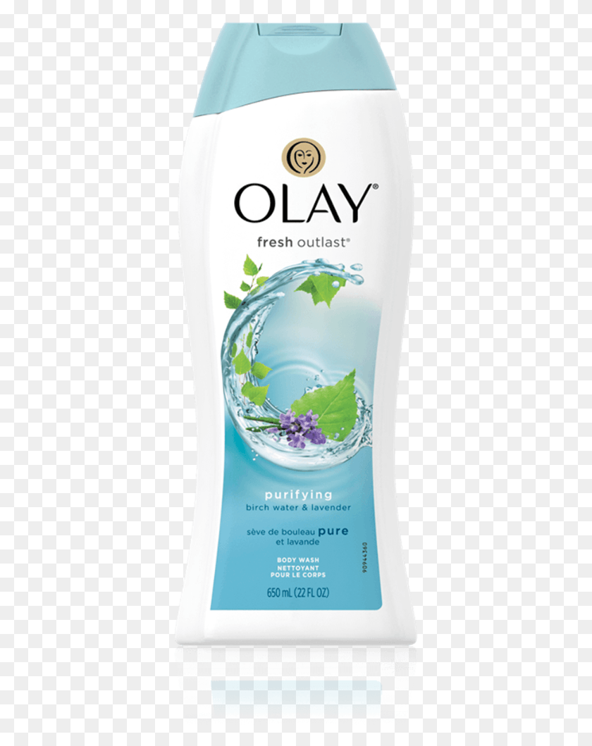 347x999 Olayverified Account Olay Birch Water And Lavender, Plant, Bottle, Flower HD PNG Download