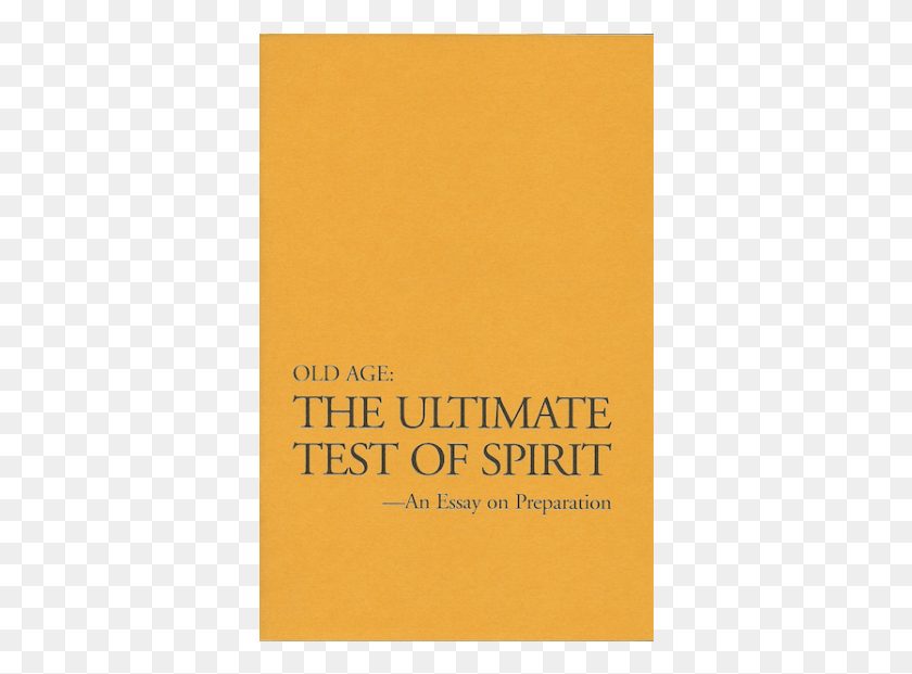 364x561 Old Age The Ultimate Test Book Cover, Book, Novel HD PNG Download