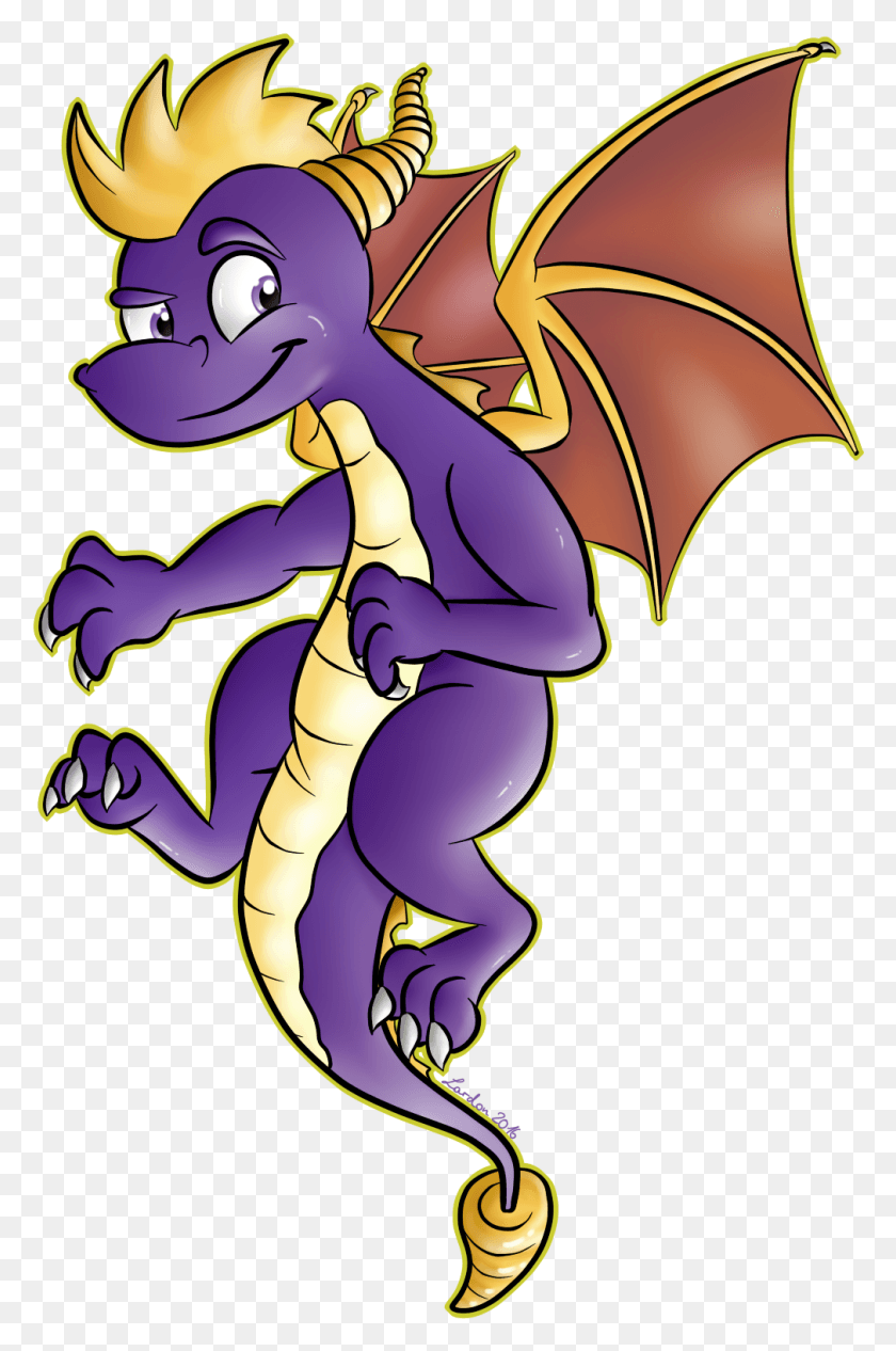 1010x1562 Old Art Spyro Cartoon, Dragon HD PNG Download