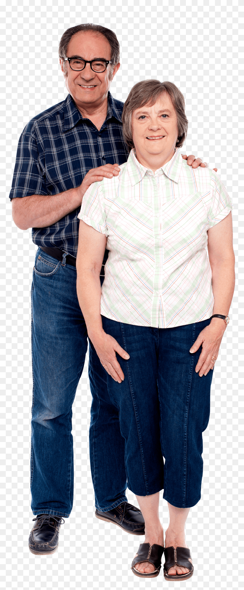 1887x4764 Old Couple HD PNG Download