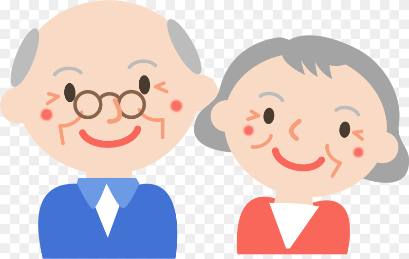 1920x1217 Old Couple Grandparents Baby, Face, Head, Person Clipart PNG