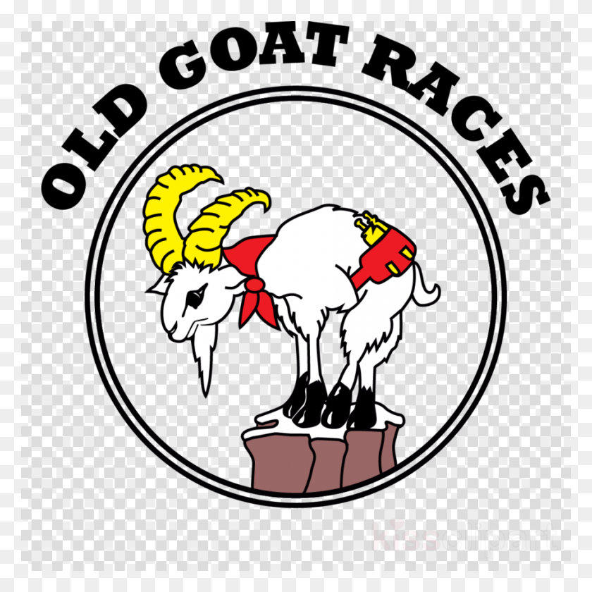 900x900 Old Goats Clipart Old Goat Races Clip Art Cartoon, Texture, Label, Text HD PNG Download