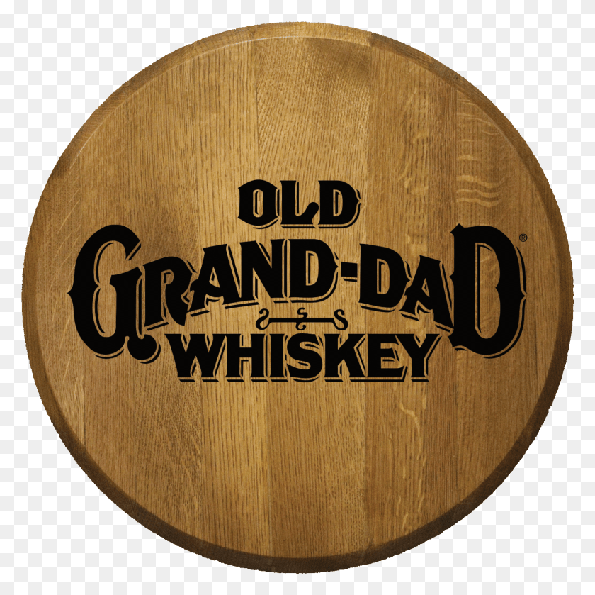 1689x1687 Old Grand Dad Bourbon Printed Barrel Head Old Grand Dad Whiskey, Wood, Word, Baseball Cap HD PNG Download