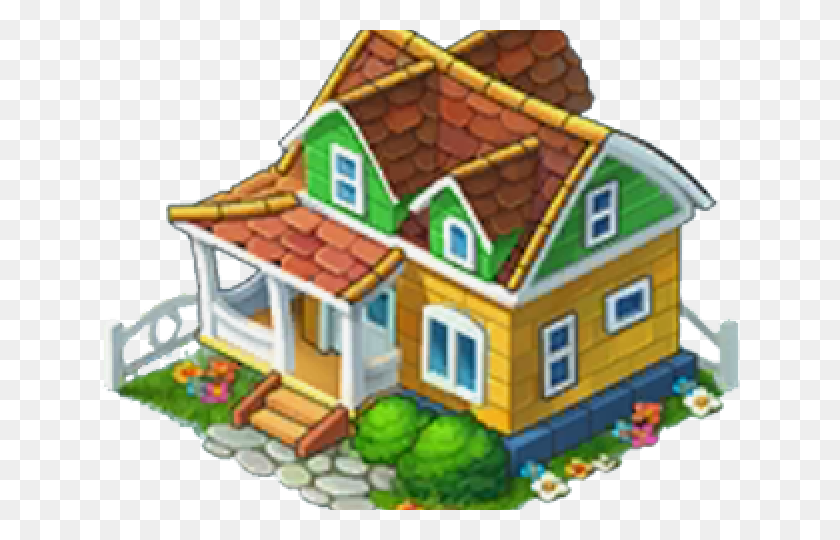 640x480 Old House Clipart Bungalow Bungalow Clipart, Toy, Housing, Building HD PNG Download