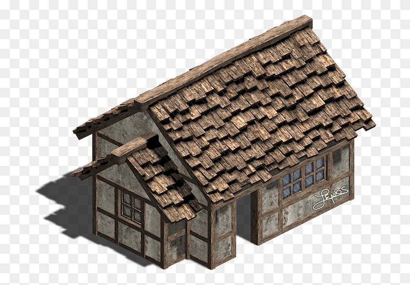 703x524 Old House Clipart Cabin Building, Roof, Housing, Nature HD PNG Download