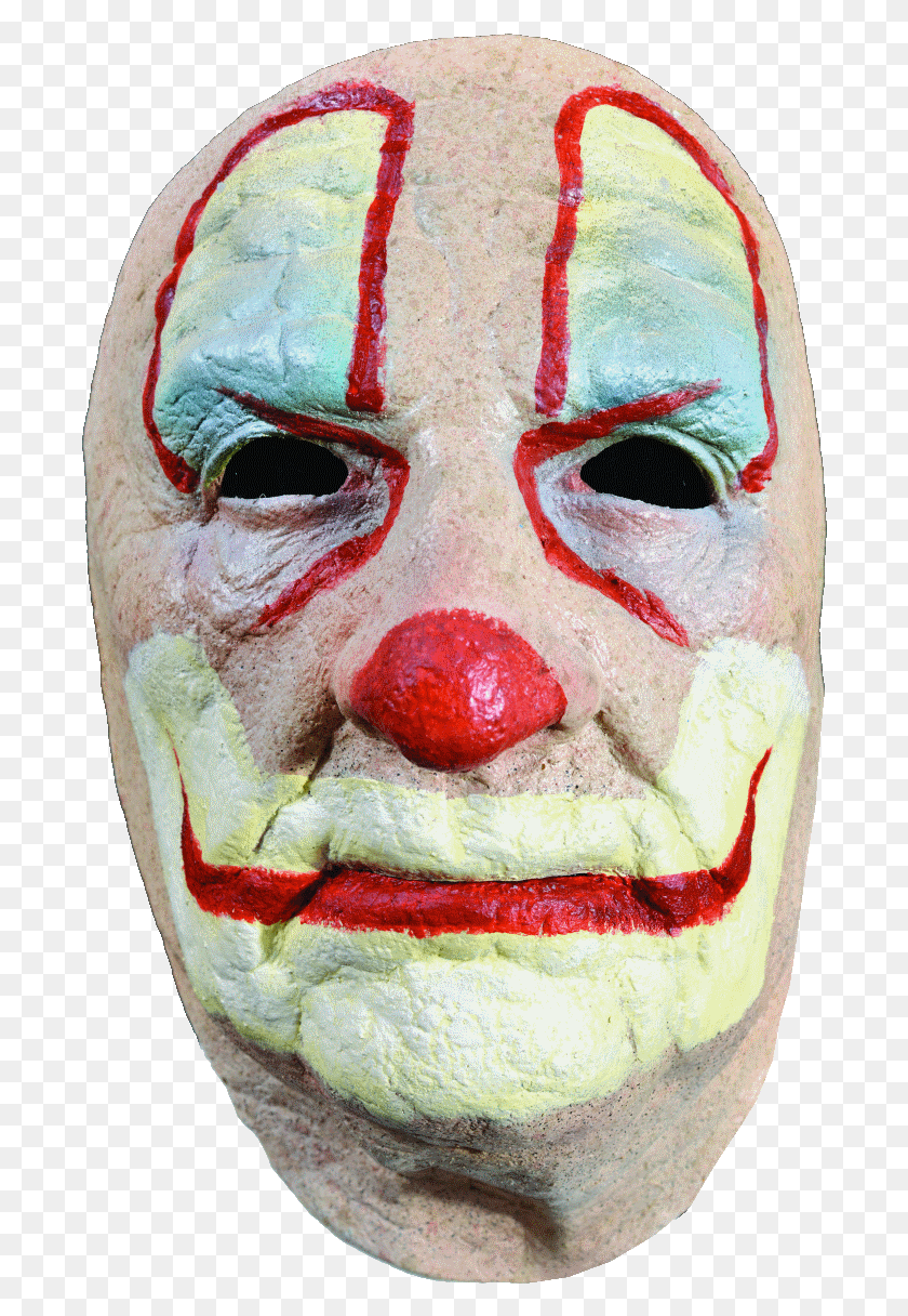 690x1156 Маска Клоуна Клоуна Старика, Голова Клоуна Png Скачать