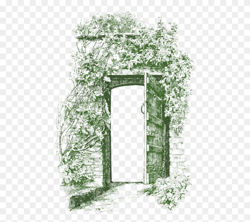 473x686 Старая Открытая Дверь, Текст, Зеленый, Номер Hd Png Скачать