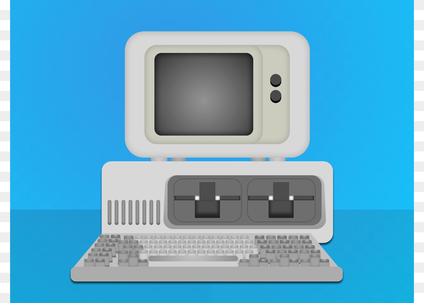 Old Pc Personal Computer, Hardware, Electronics, Computer Keyboard, Computer Hardware Transparent PNG