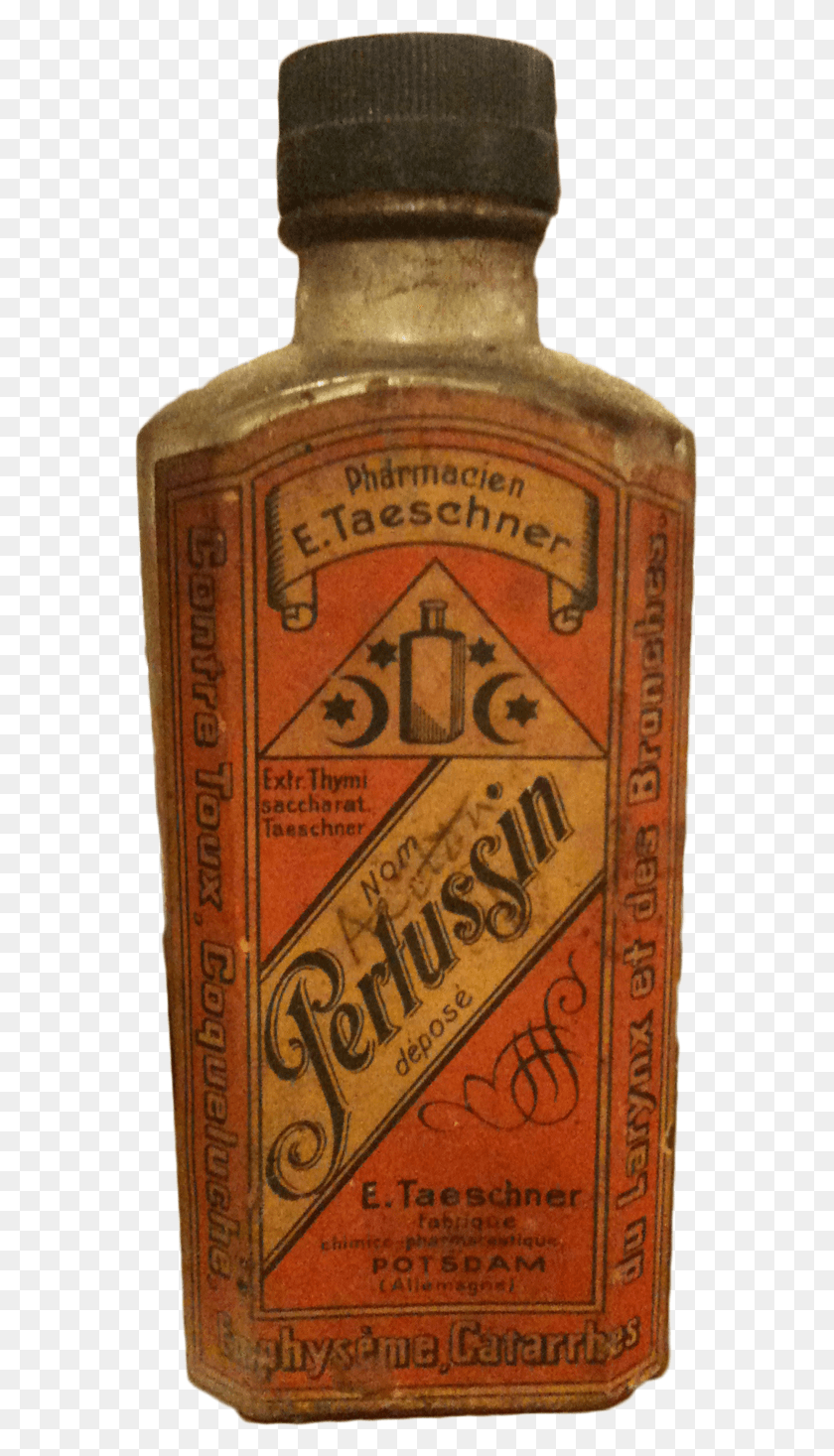 567x1407 Old Pertussin Bottle, Book, Beer, Alcohol HD PNG Download
