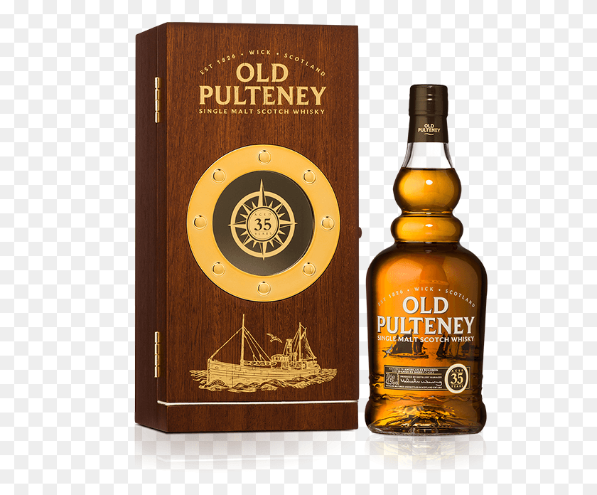 532x636 Old Pulteney Single Malt Scotch Whisky Aged 35 Years Old Pulteney 25 Year Old, Liquor, Alcohol, Beverage HD PNG Download