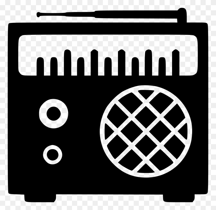 980x950 Значок Старого Радио, Электроника, Текст, Масштаб Hd Png Скачать