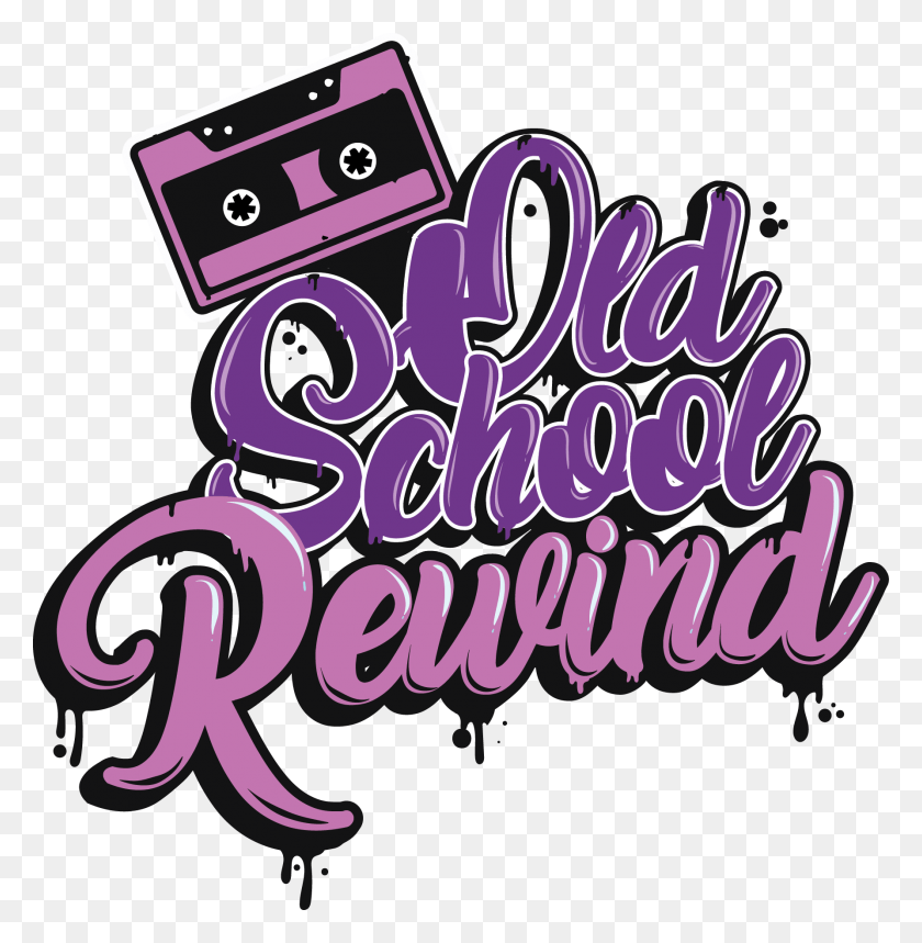 1786x1830 Old School Rewind Illustration, Text, Purple, Flyer HD PNG Download