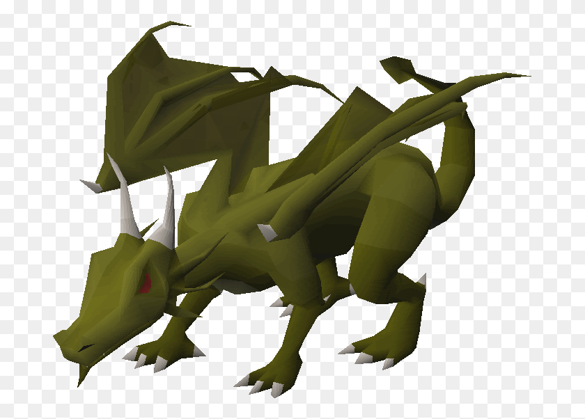 687x542 Old School Runescape Dragon, Paper, Origami HD PNG Download