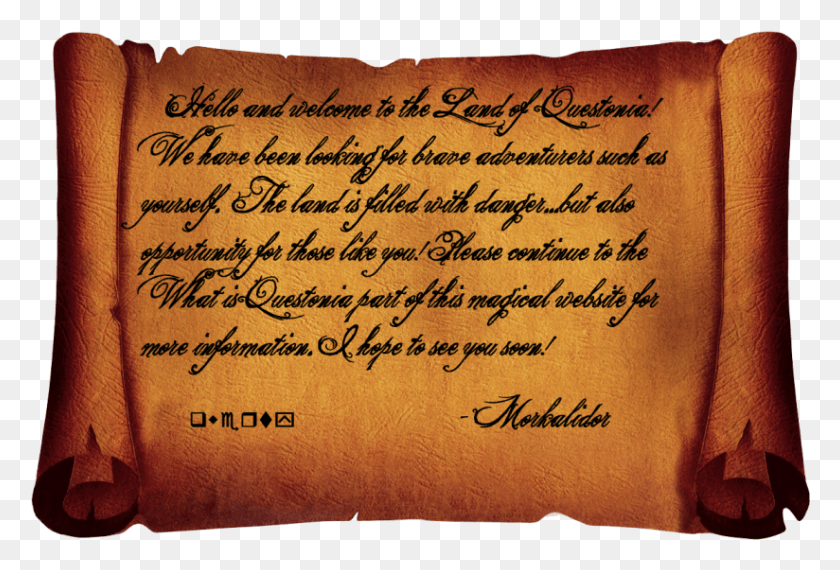 824x539 Old Scroll With A Message From Morkalidor Scroll Message, Book, Text, Calligraphy HD PNG Download
