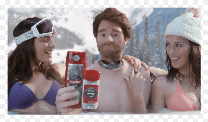 1440x796 Old Spice Robot Man Old Spice Swagger Ads, Persona, Humano, Cerveza Hd Png