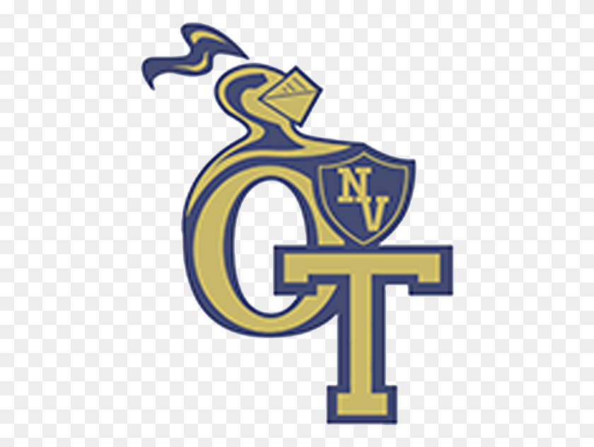 445x573 Old Tappan Golden Knights, Cross, Symbol, Text HD PNG Download
